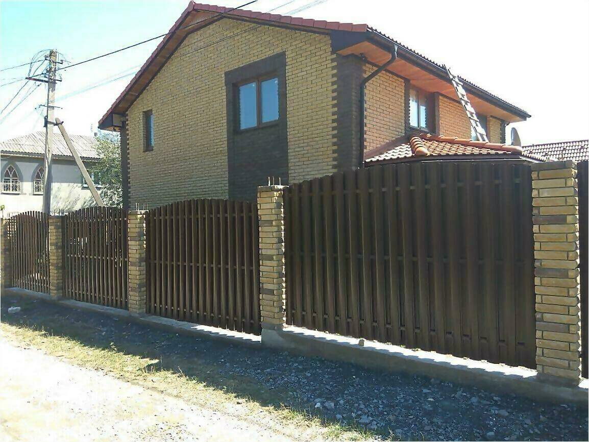 забор из штакетника 110м фото6 в Самаре