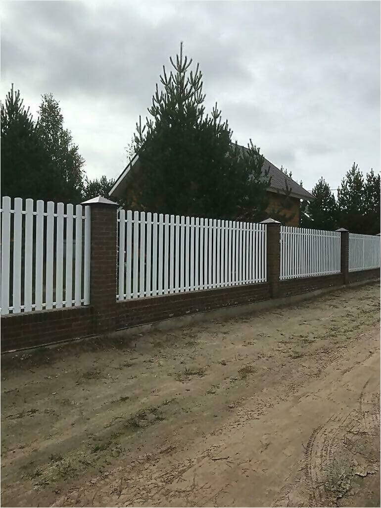 забор из штакетника 95м фото3 в Самаре