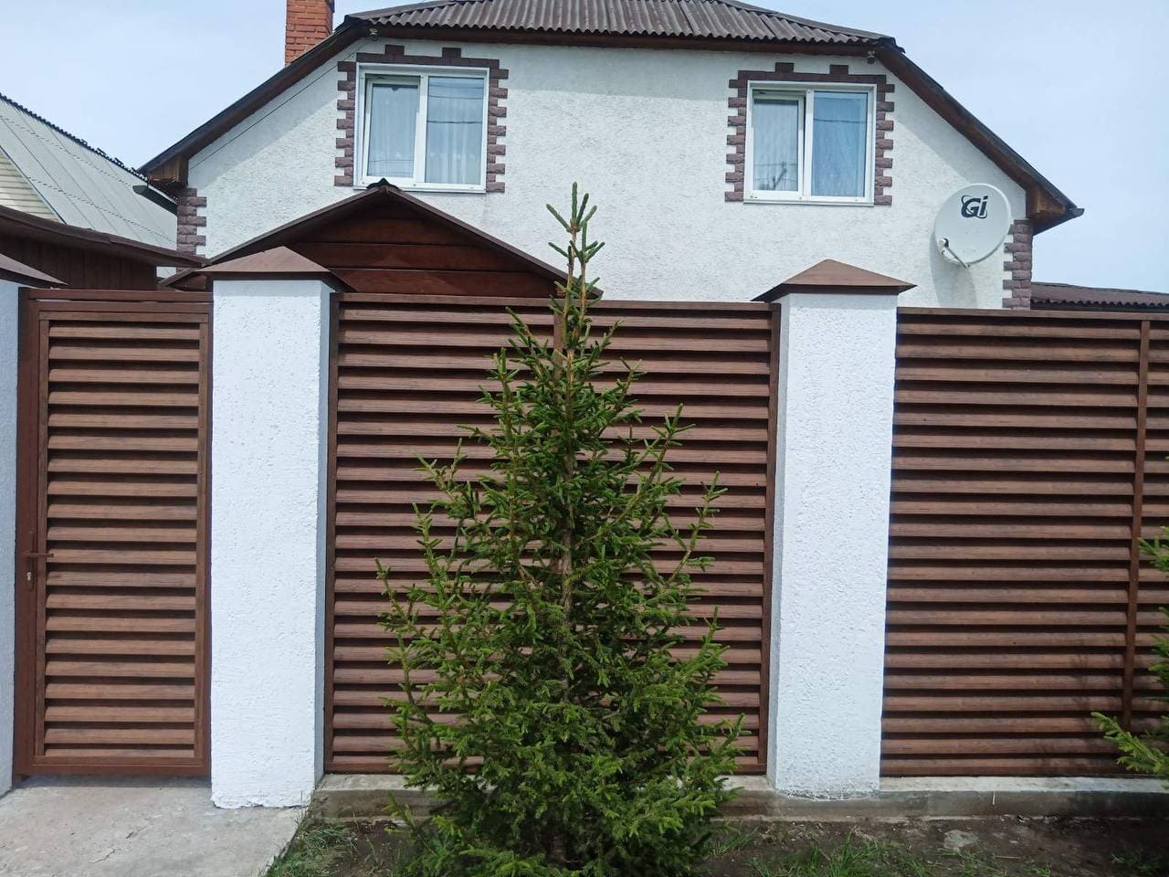 забор-жалюзи printech каштан двусторонний фото5 в Самаре