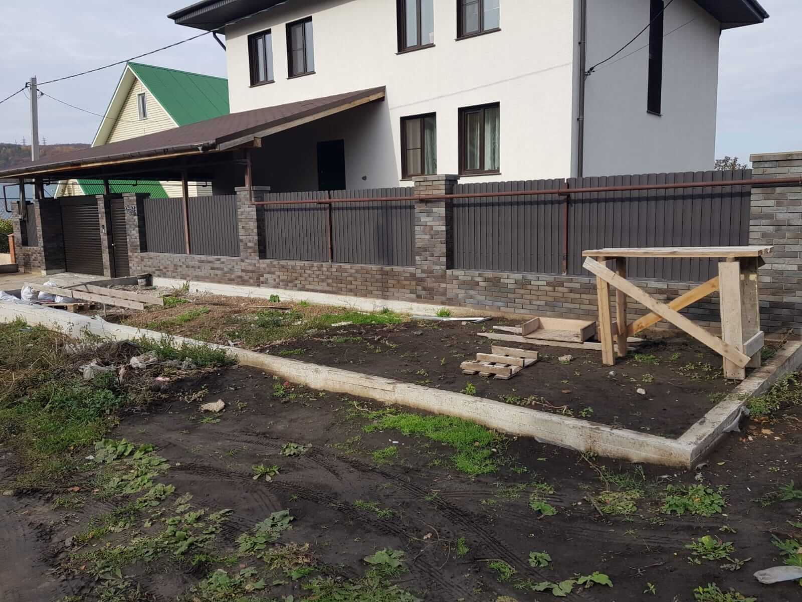 Забор из штакетника 15м RAL8019/8019 Темный Шоколад двусторонний МАТТЕ фото 1 в Самаре