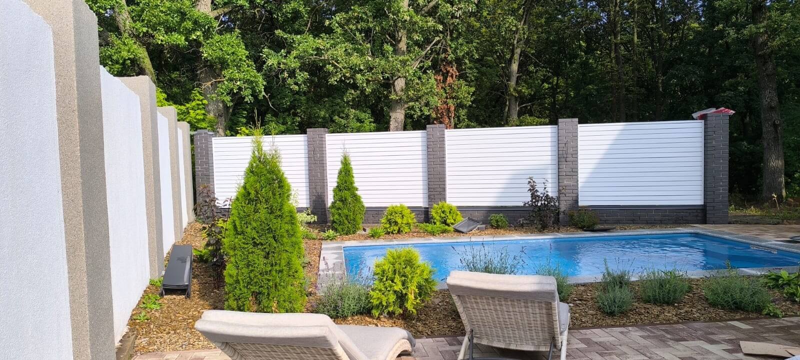 Забор-жалюзи из ламелей Хай-Тек 54м RAL9003 Белый фото 1 в Самаре